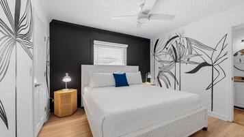 2 chambres, fer et planche à repasser, Wi-Fi, draps fournis