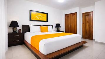 1 bedroom, in-room safe, iron/ironing board, internet