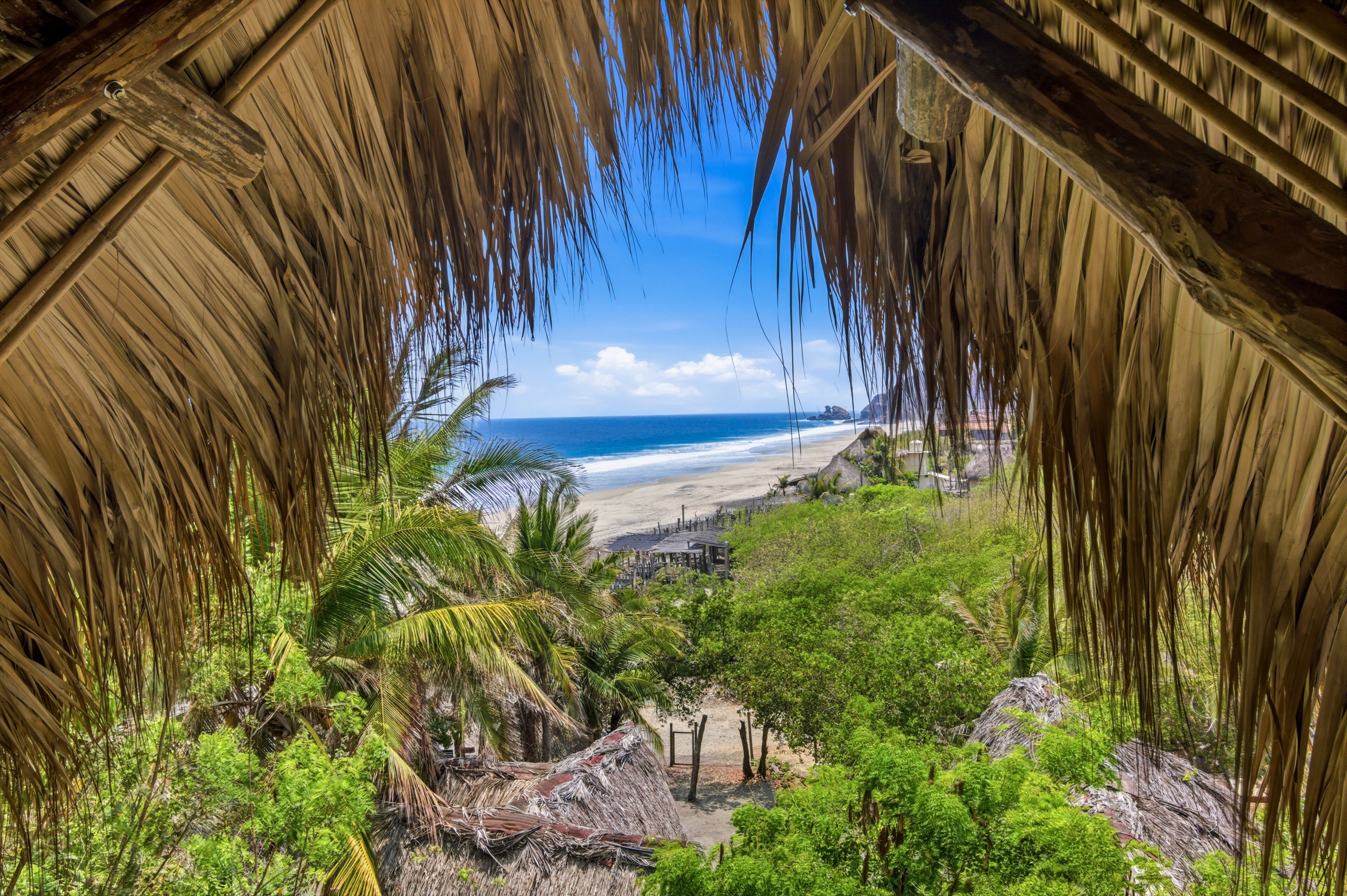 Cabaña clásica, vistas a la playa | Playa