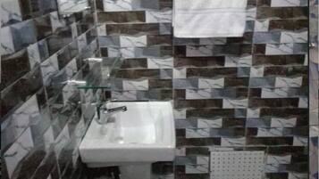 Towels, soap, toilet paper