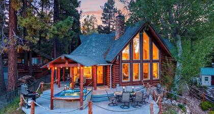 Moonshadows Log Cabin by Avantstay Hot Tub + Pool Table Bear Mtn + Lake