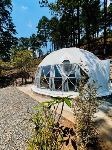 Luxury Dome w/Jacuzzi and Projector   Tiny Pines Glamping