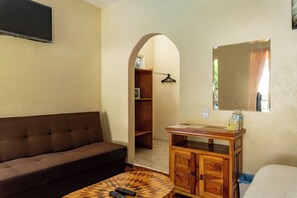 Comfort Double or Twin Room, Mountain View | Living area - Hotel Bungalows Andrea (Tepoztlan)
