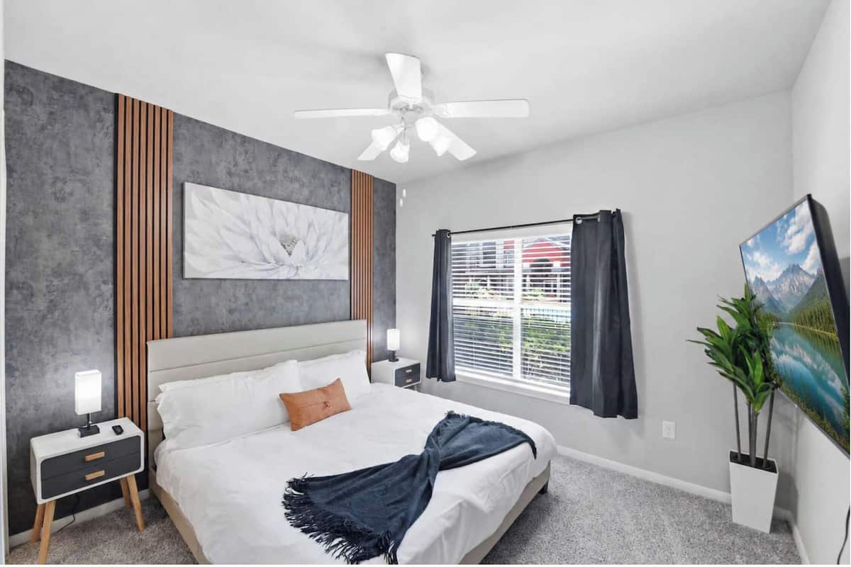 Apartamento, 2 habitaciones, no fumadores, cocina | Escritorio, espacio para trabajar con un portátil, cortinas opacas
