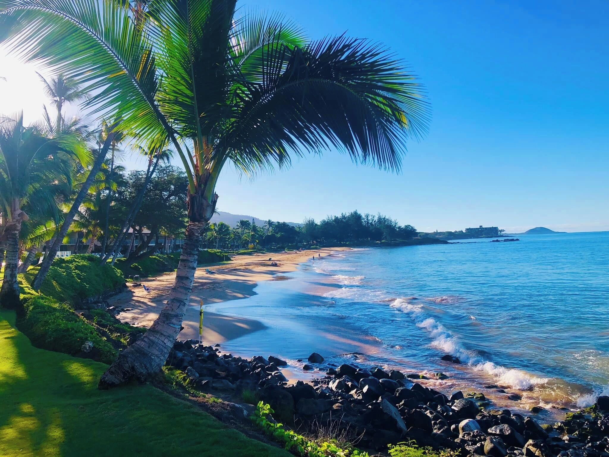 Beach nearby, sun loungers, beach towels