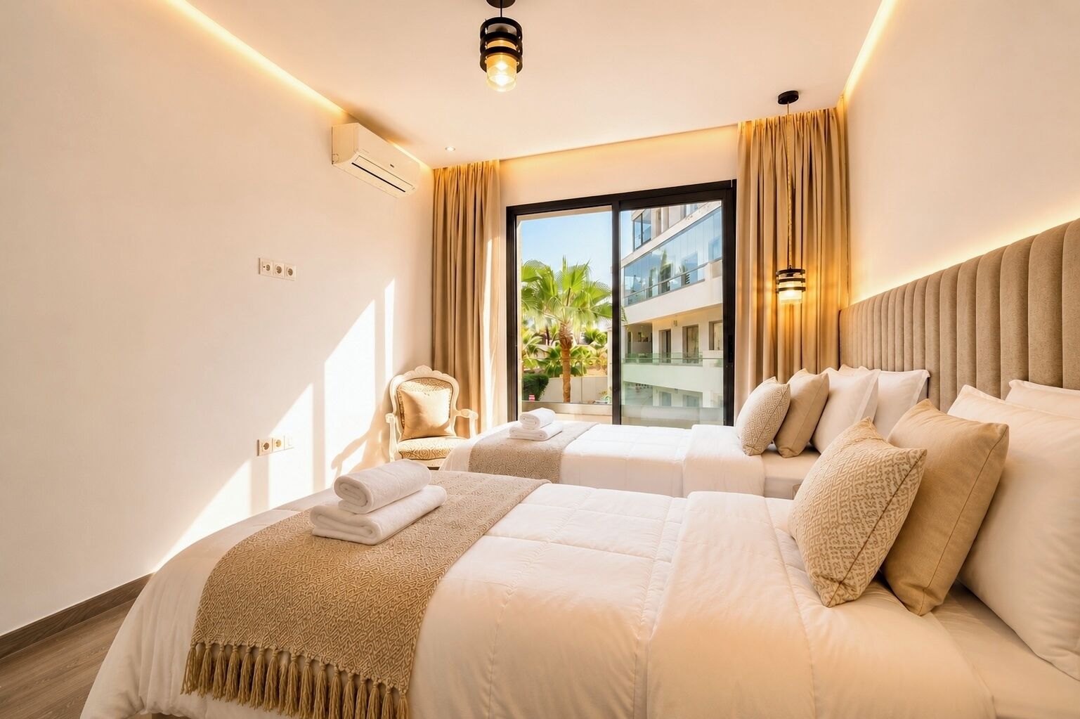 3 bedrooms, iron/ironing board, WiFi, bed sheets