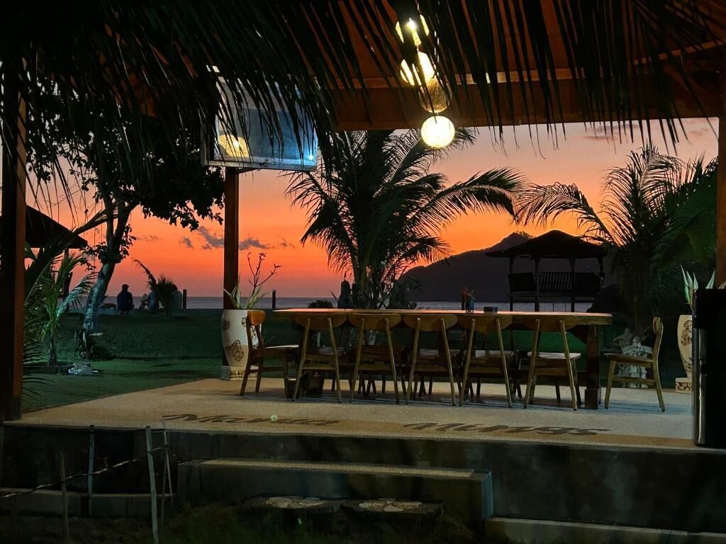 Double Room, Balcony, Sea View | Outdoor dining