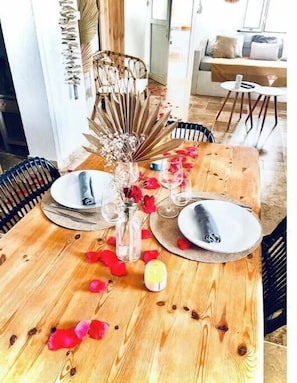 Dining - House for 6 people with a heated pool (Saint-Philippe)