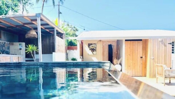 Pool - House for 6 people with a heated pool (Saint-Philippe)