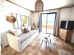 Living area - House for 6 people with a heated pool (Saint-Philippe)
