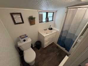 Shower, toilet paper - Beach, Please! Centrally located quiet Cottage, 90 seconds from the Sand! (Sauble Beach)