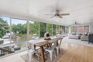 Dining - Lakefront Retreat at 10mm w/ Dock & Sunroom (Sunrise Beach)