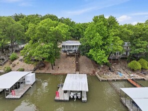 Exterior - Lakefront Retreat at 10mm w/ Dock & Sunroom (Sunrise Beach)