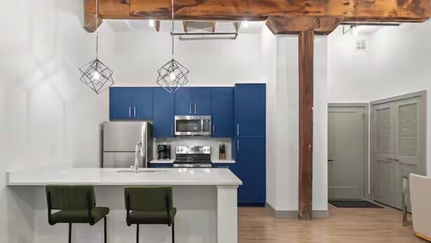 Private kitchen - Brick & Bed, Modern Loft, Walk to Arch, Stadium, 402 (St. Louis)