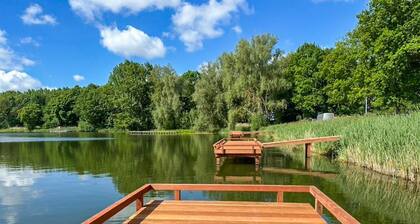 Centrally located chalet in a park with pool