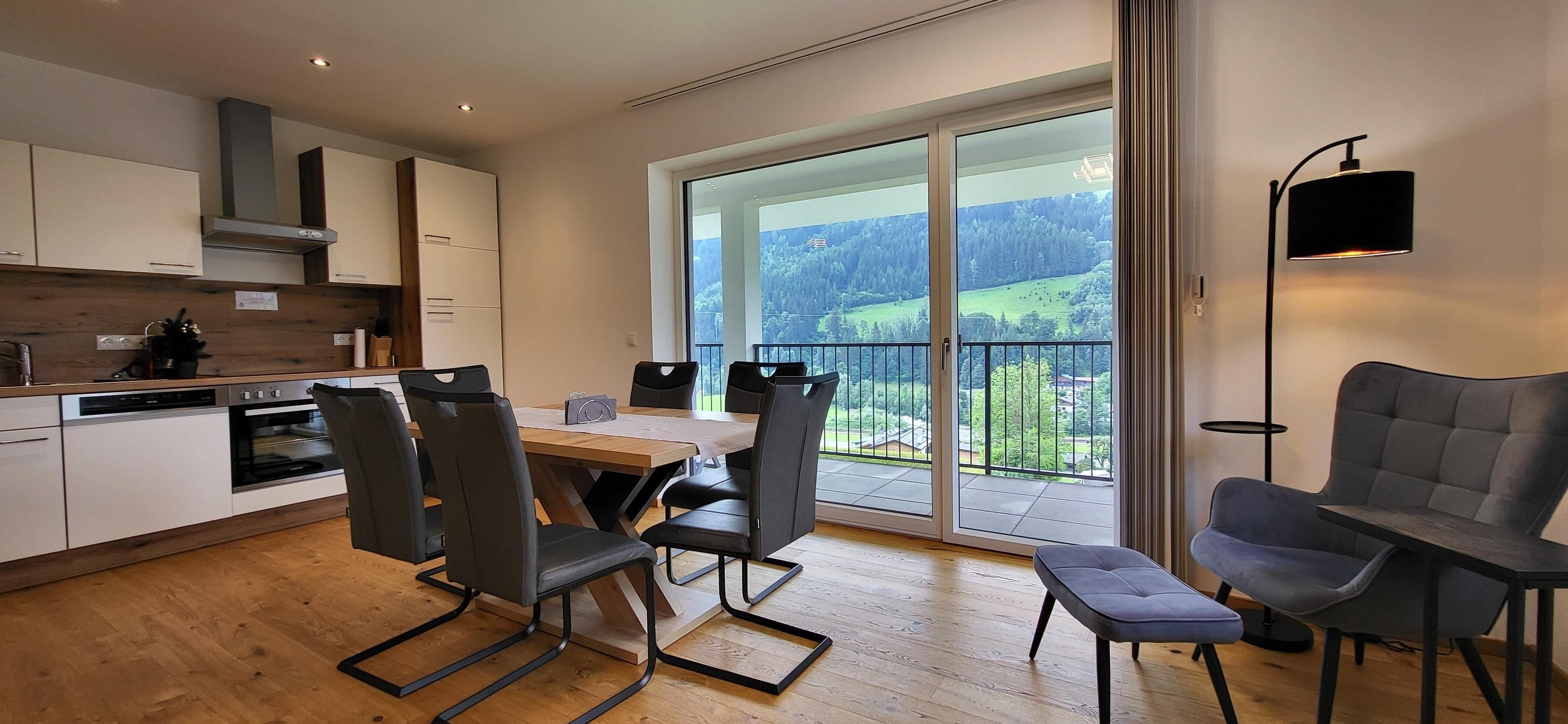 Kitchen with dining area