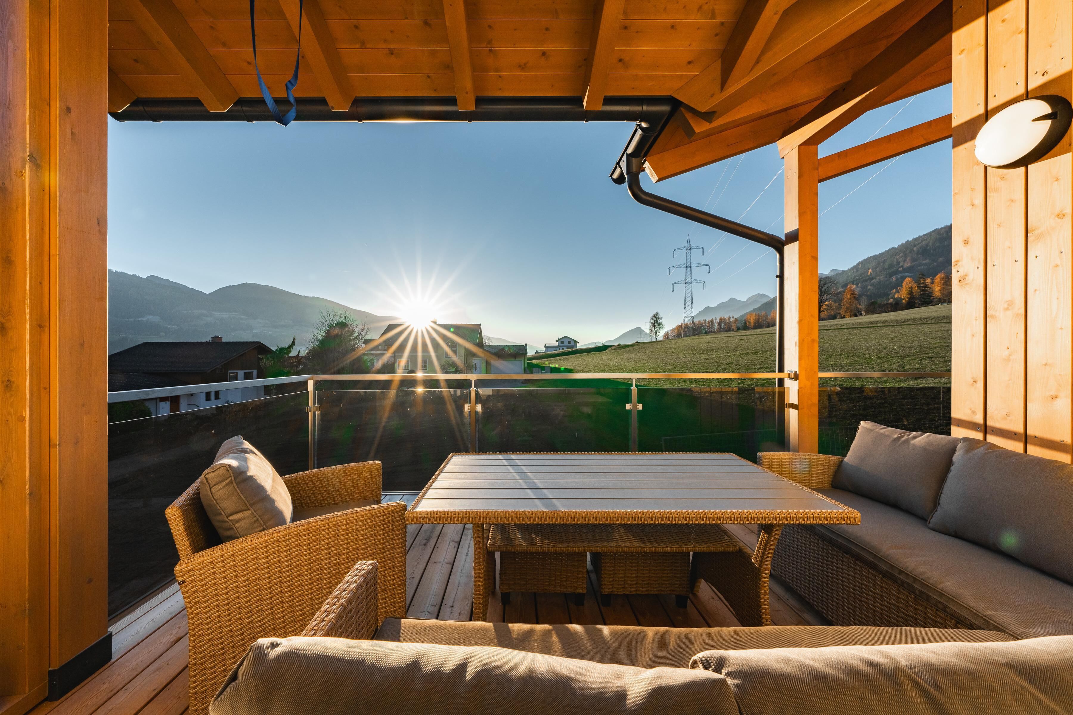 sunny terrace