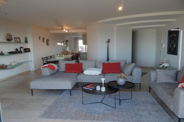Living area - Luxury Sea View Retreat in Groenendijk (OOSTDUINKERKE)