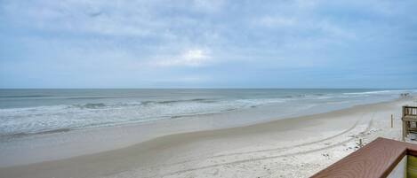 En la playa