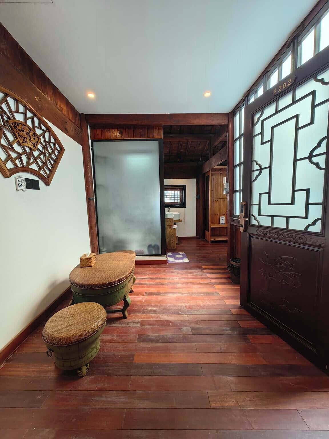 Basic Double Room, Courtyard View | Premium bedding, down duvets, blackout curtains, soundproofing