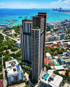 Exterior - 1 BR Sea View Condo Near Walking Street (ตำบล หนองปรือ)