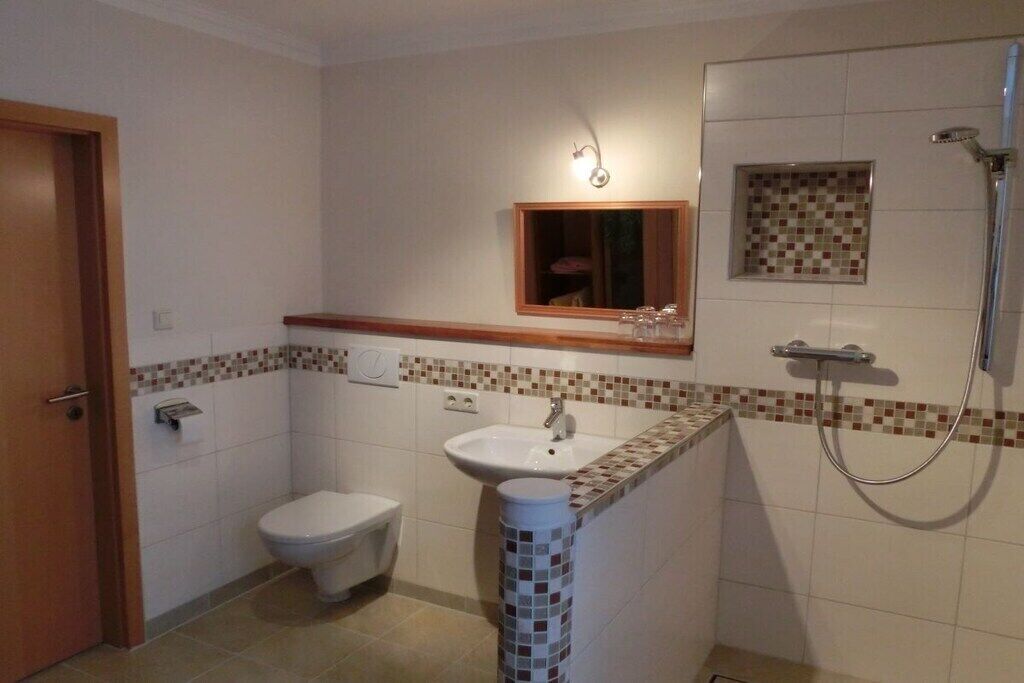 Shower, hair dryer