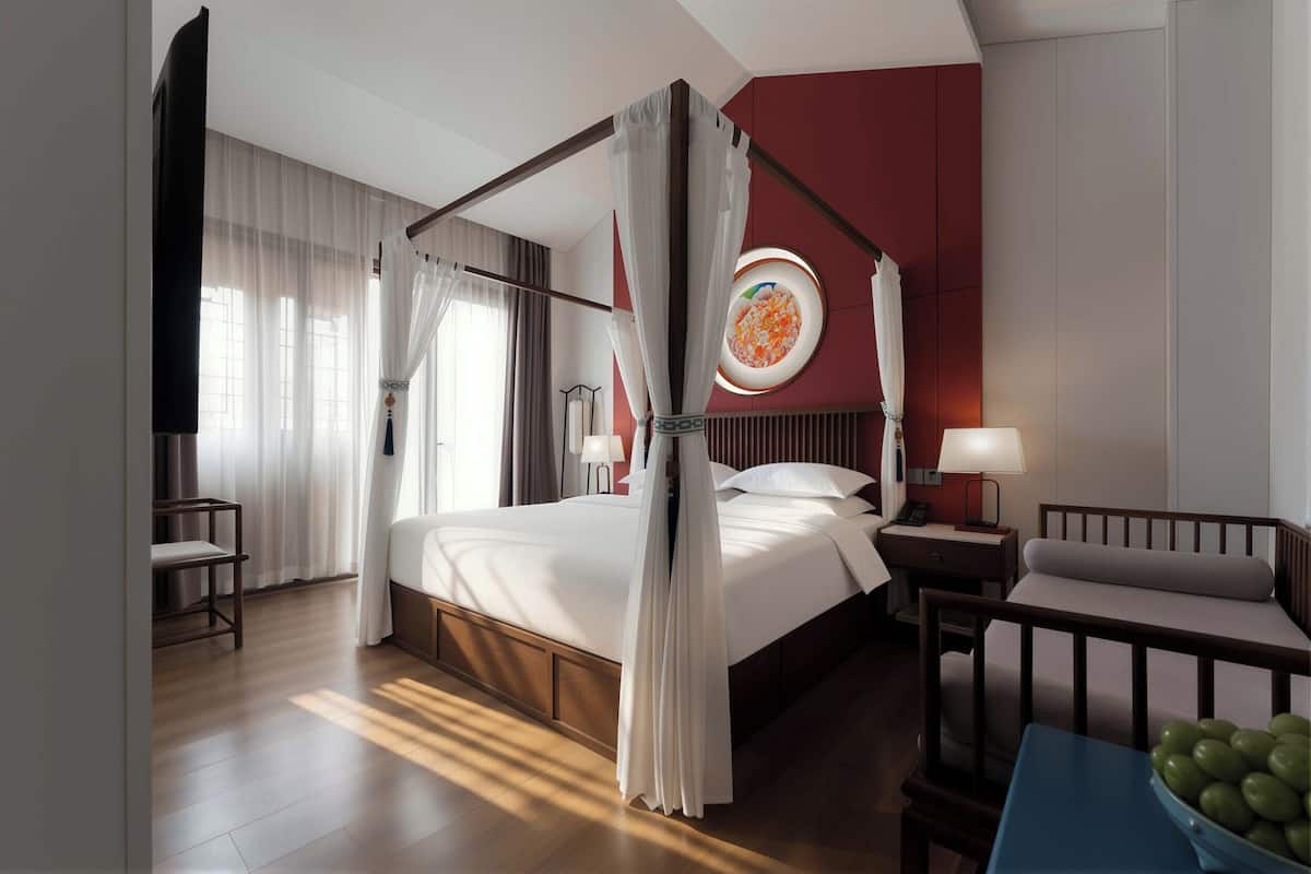 Ropa de cama de alta calidad, minibar y escritorio 