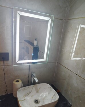Douche, savon, shampoing