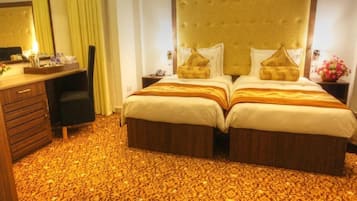 Deluxe Double Room, Balcony, City View | Laptop workspace, free WiFi