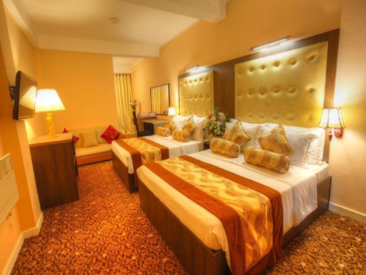 Deluxe Double Room, Balcony, City View
