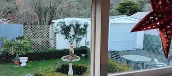Frances's Patch with a rural backdrop in whanganui