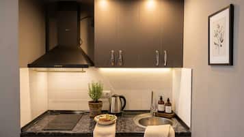 Appartement Confort, vue fleuve | Cuisine privée