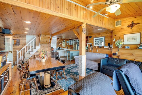 Lakeside Berkshires Cabin w/ Private Dock & Views