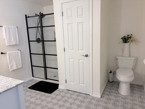 Towels, soap, toilet paper