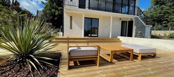Großes Ferienhaus nahe am Strand – Perfekt für Gruppen & Familien