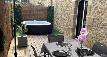 Maison élégante 100m2, jacuzzi privatif & jardin