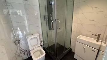 Towels, soap, toilet paper