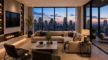 Apartment, Sea View | Living area