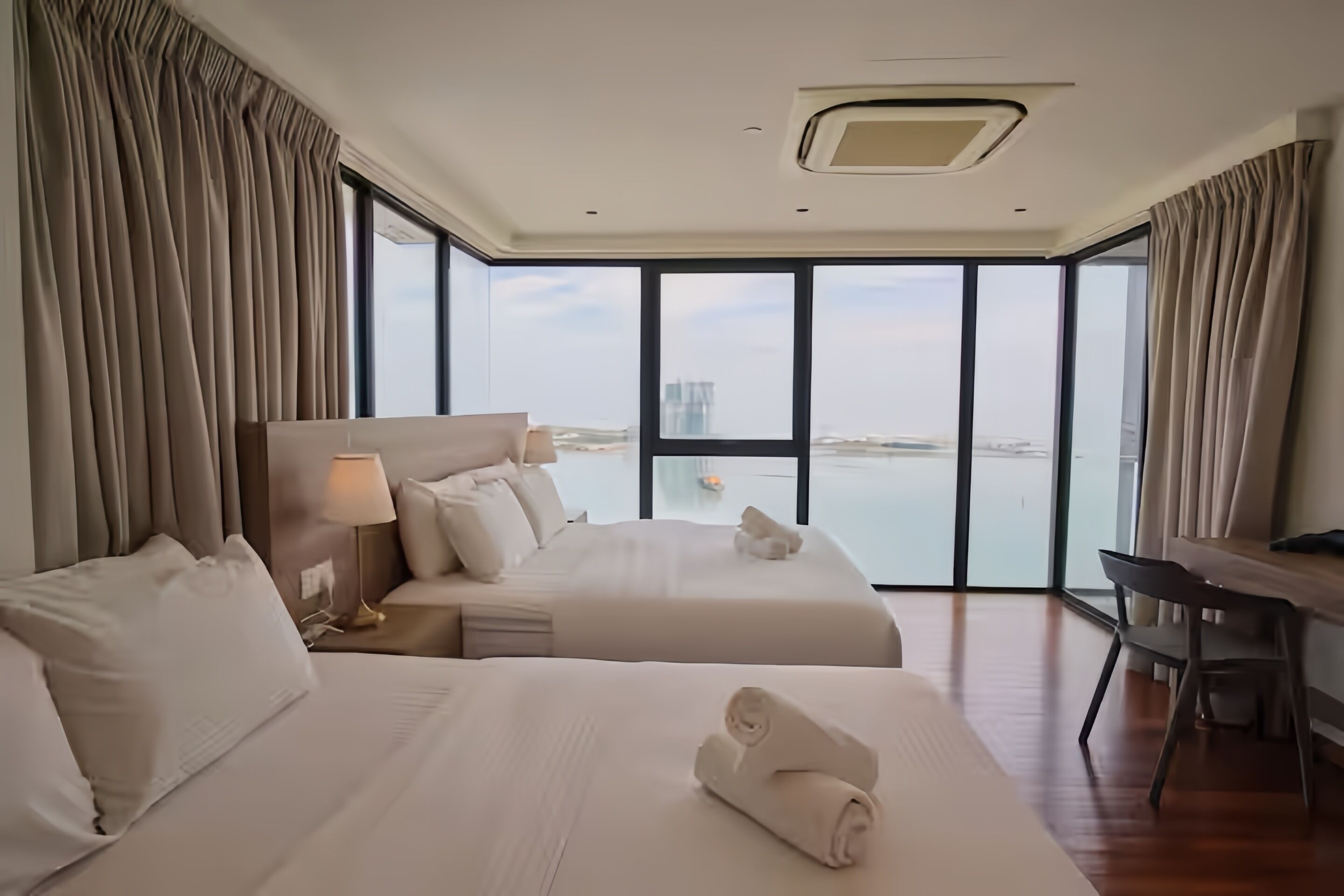 Apartment, 2 Bedrooms, Sea View | Iron/ironing board, free WiFi