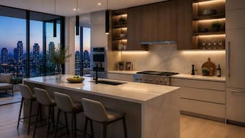 Apartment, Sea View | Private kitchen