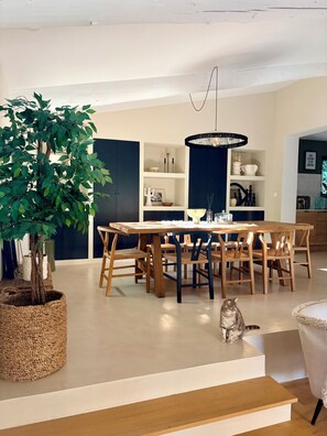 Dining - Charming house with pool in the heart of Provence (Orange)