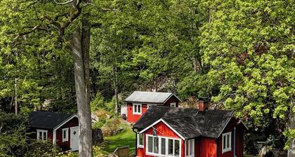 Cottage on a hill overlooking Öresjö