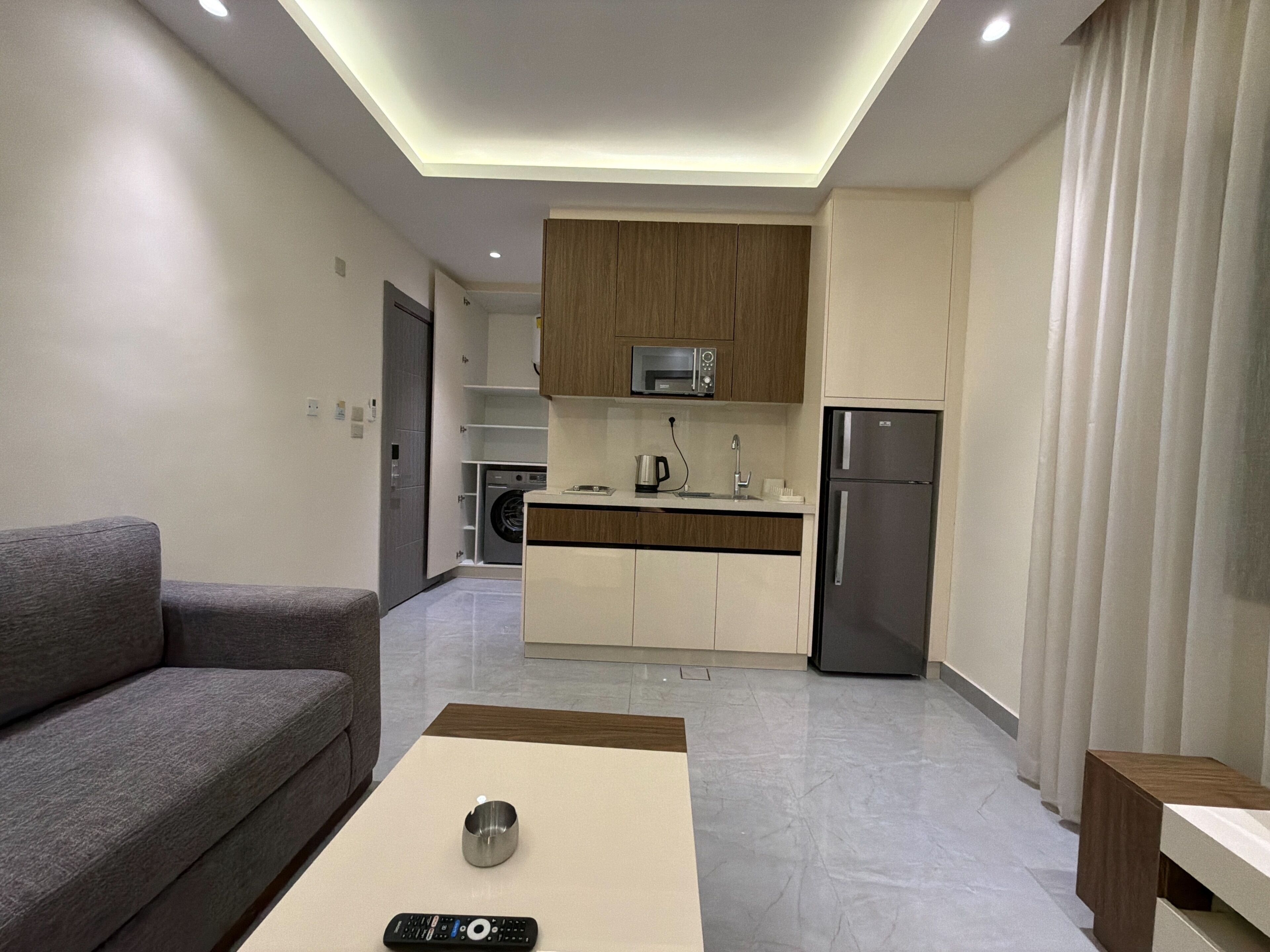 Apartment, 1 Schlafzimmer, barrierefrei, Raucher | Wohnzimmer