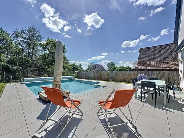 Pool - House with private pool and garden in Gougenheim (Gougenheim)