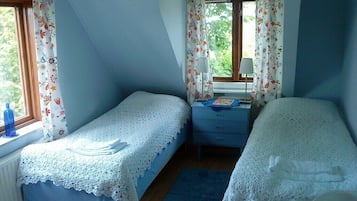 Quarto duplo, vista para o jardim | Wi-Fi de cortesia