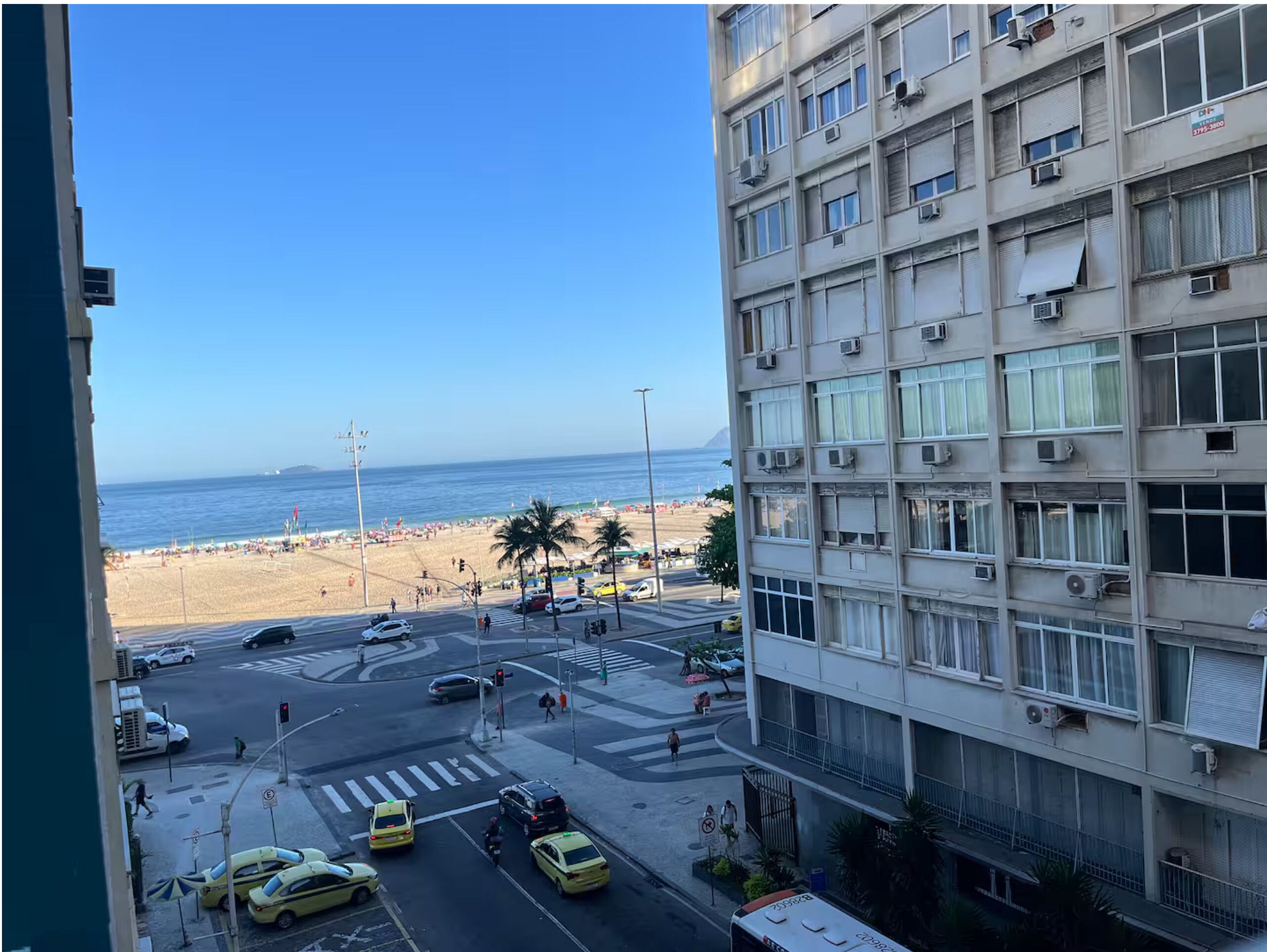 Vista a la playa o el mar