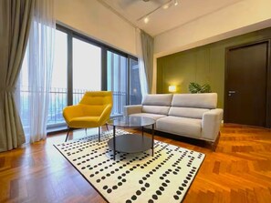 Apartment, 2 Bedrooms, City View | Living area - The Mews by KLCC (Kuala Lumpur)