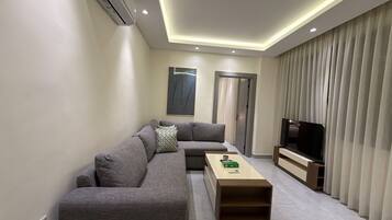 Apartamento, 1 habitación, accesible para personas con discapacidad, fumadores | Sala de estar