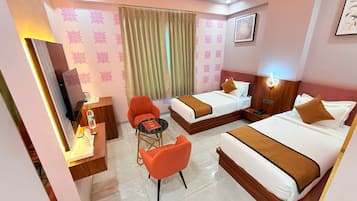 Deluxe Double or Twin Room, City View | In-room safe, desk, laptop workspace, free WiFi