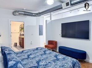 1 Schlafzimmer, Schreibtisch, Bügeleisen/Bügelbrett, WLAN